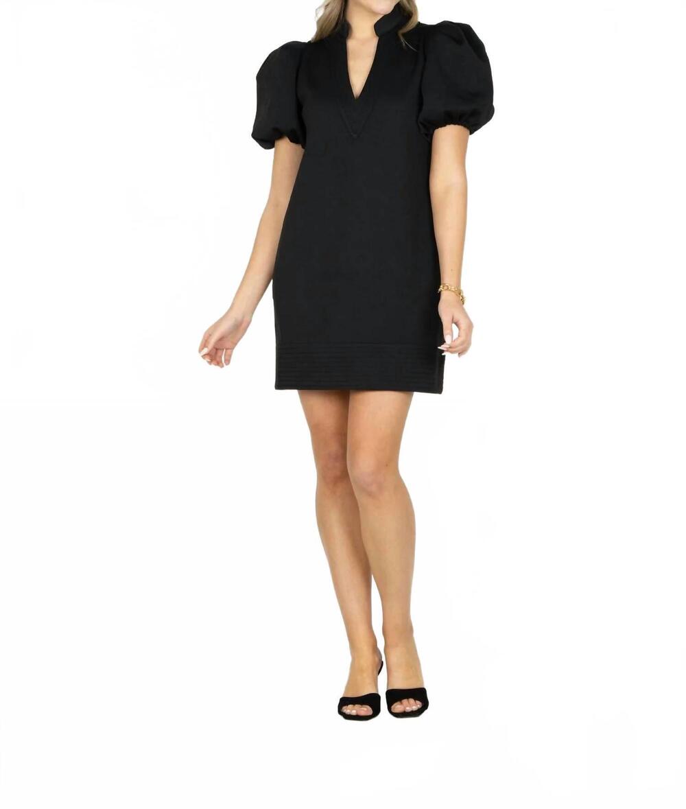 NEW EMILY MCCARTHY hampton mini dress in black